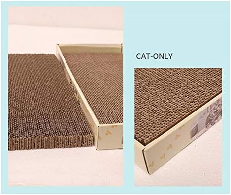 BCCDP Cat Scratcher Cardboard 2Packs Велпапе Cat Scratcher Cardboard Cat Scratching Възглавничките with Cat Scratcher Кутия Reversible Relaxing Bed Scratcher for Cats and Play