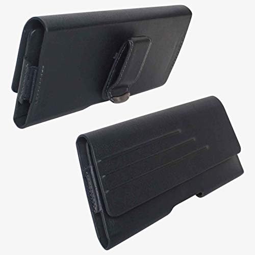 Verizon Wireless Vegan Leather Holster Pouch w/ Belt Clip for iPhone 6 Plus, Galaxy NOTE 4, NOTE 5, S6 EDGE, Motorola