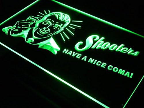 ADV PRO s029-b Shooters Have a Nice Coma Beer Bar NR Light Sign