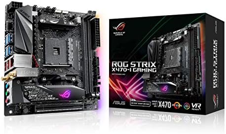 Дънна платка ASUS ROG Strix X470-I Gaming AMD Ryzen 2 AM4 DDR4 HDMI M. 2 mini-ITX с Wi-Fi 802.11 ac
