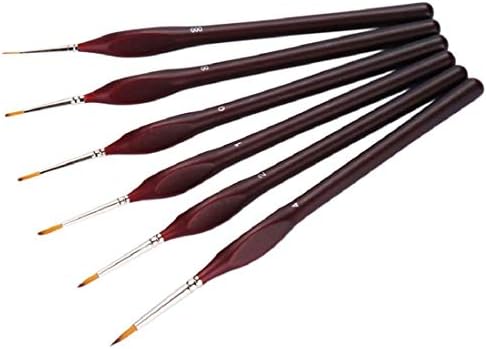 Живопис brush 6-Piece Fine Paintbrushes - Detail Paint Brush Set - for Acr Art painting pen