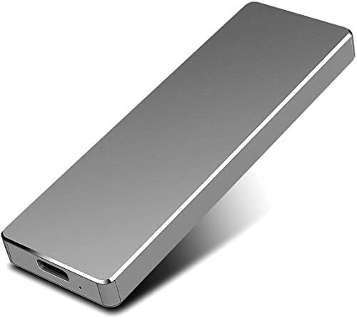 2 TB Външен твърд Диск с висока Скорост, Твърд Диск USB3.1 Преносим Твърд Диск, 2000 GB Съвместими, Настолен, Лаптоп (2 TB, черен)