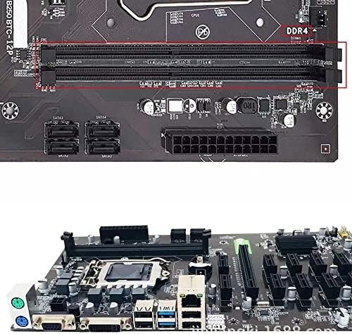 B250 БТК CPU Миньор дънна Платка DDR4 12 PCI-E Graph Card Поддръжка за LGA 1151 GPU Cryptocurrency Mining БТК дънна Платка