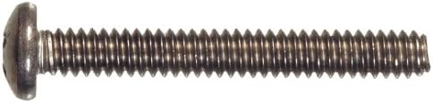The Hillman Group 3311 10-24 x 2 Stainless Pan Head Phillips Machine Screw, 20-Pack