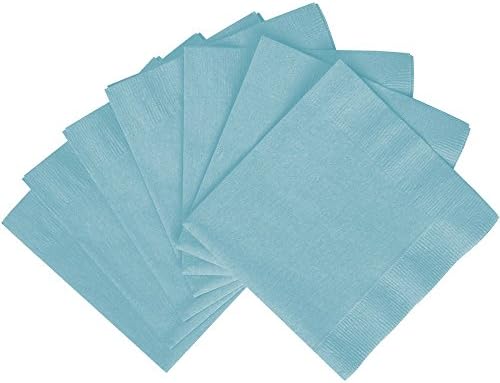 Прахово сини 3-слойна кърпички за закуска|Опаковка от 20| Party Supply