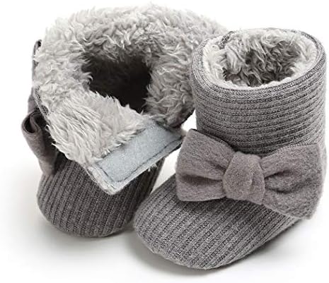 Детски Ботуши, Зимни Обувки За Малки Момичета Мека Подметка Устойчива На Плъзгане Дете Сняг Топло Prewalker Новородено