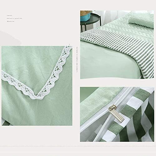 XH&XH Skin-Friendly Massage Bed Sheet Set, Pure Color, 4-Piece Massage Table Cover with face Rest Hole-Зелен 70x185cm