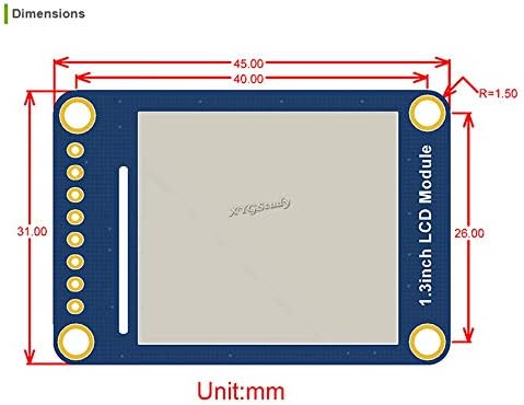 за Raspberry Pi в jetson Nano STM32 1,3-инчов LCD Дисплей Модул 240x240 HD Резолюция IPS Екран SPI Интерфейс @XYGStudy