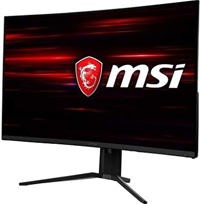MSI 32 Full HD RGB LED Non-Glare Super Narrow Bezel 1ms 2560 x 1440 144Hz Refresh Rate Free Sync Height Adjustable Curved