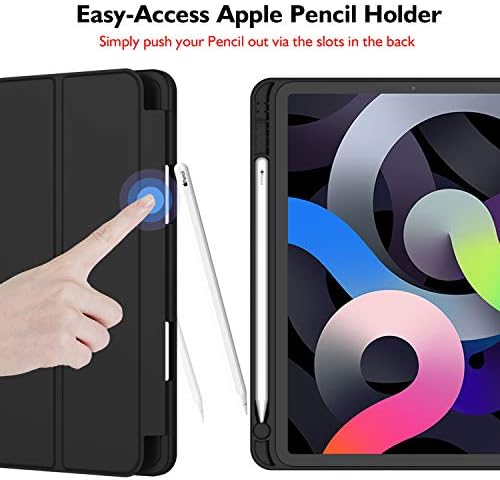 iMieet iPad Air 4th Generation Case 2020, iPad 10.9 Inch Case 2020 г., с Притежател на молив [Поддръжка на Touch ID и