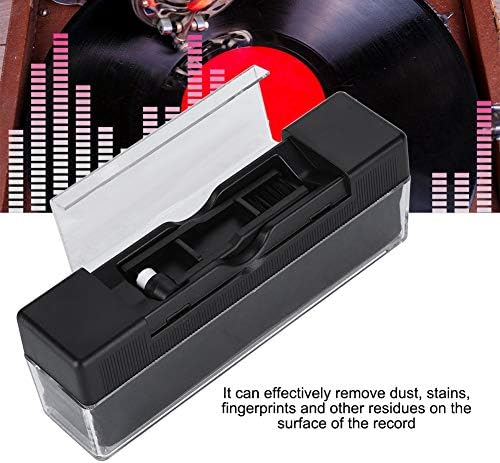 Okuyonic Record Cleaner Brush, No Harm Audio Record Cleaner Brush Clean Внимателно Антистатични за Грамофонни Плочи, CD