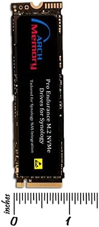 Arch Memory Pro Endurance Upgrade 256 GB M. 2 2280 PCIe (3.0 x4) NVMe Твърд диск (TLC) за системи Synology NAS RS2421RP+