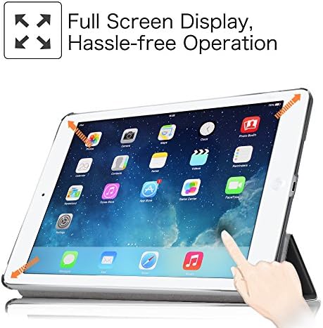 Fintie Slimshell Case for iPad Air 9.7- Ультралегкая поставка Smart Protective Case Cover with Auto Sleep/Wake Feature