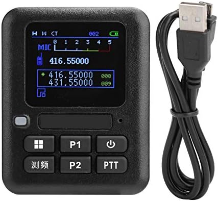 PUSOKEI Уоки Токи Frequency Meter, Wireless Audio decoder with Display Screen, Automatic Detection Handheld Radio Frequency
