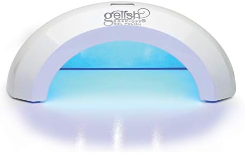 Gelish Intro Starter Kit с led подсветка, средство за лакочистител Soak Off и 2 цветове на гел-лак