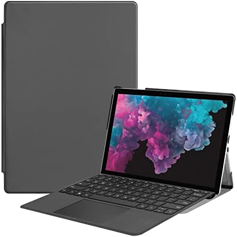 Калъф За Таблет Калъф за Microsoft Surface Surface Pro 7/Pro 6/Pro 5/Pro 4 Case 12,3 инча, Тънък Трикратен Щанд Smart