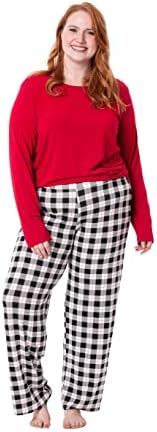 KICKEE Women ' s Loosey Goosey Pajama Set, Long Sleeve Loungewear for Women, Super Soft спално облекло