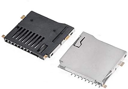 New Lon0167 2 Pcs ПХБ Mount Push-in Type TF Micro SD Card Sockets for Phones(2 Stück TF-Micro-SD-Kartensteckplätze für Leiterplattenmontage für Telefone