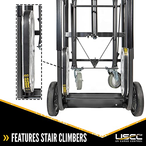 Количка за уреда USCC - Стоманена количка за ръце - Тежки капацитет около 1200 килограма - Количка за ръце на уреда с