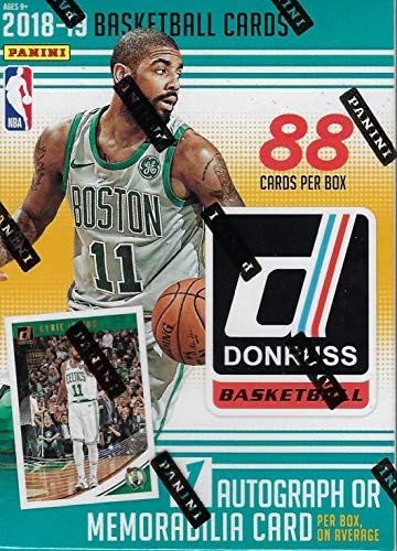 2018/19 Панини Donruss Basketball NBA ДРЕБНО силен вятър Box - 11 Опаковки 88 Карти -1 Сувенири или Автограф ЗАВОДСКА