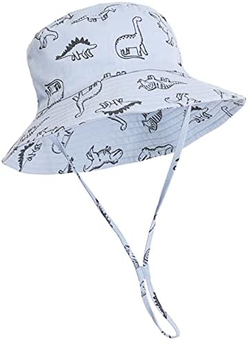 Детска Солнцезащитная Шапка UPF 50+ Sun Protective Toddler Bucket Hat Summer Kids Beach Hats Wide Brim Outdoor Play Hat for Boys Girls