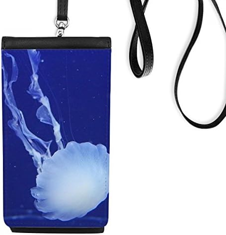 Океанская Медуза Наука За Природата Модел Телефон В Чантата Си Чантата Виси Мобилен Чанта Черен Джоба
