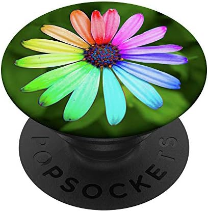 Rainbow Flower Floral Multi Color Цвят Floret Phone Grip PopSockets PopGrip: Замяна дръжка за телефони и таблети
