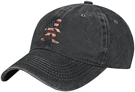 Wisedeal Women ' s Flag USA голямата стъпка на Tanya Hat Distressed Vintage Baseball Cap