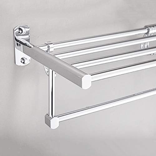 ZHANMAM Towel Rails Space Aluminum No Assembly Required Кухня Срок Hotel for Household Bathroom 0307 (Size : 100cm)