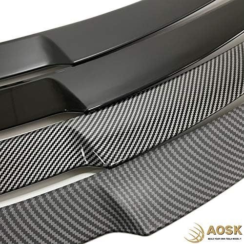 AOSK за Tesla Model Y Спойлер, Калници OEM Стил ABS за 2020-2021 Tesla Model Y Заден Спойлер на багажника Устните Опашката на Калниците Задната част на капака на багажника (V-образна Мати?