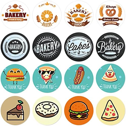 500шт Добри Печени Етикети през Цялата Ръчна Работа на Фурна Торта Скоростна Печат на Етикета Благодаря печени етикети