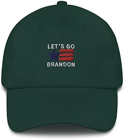 2myhands Let ' s Go Brandon Liberal Impeach Star Flag Dad Cap