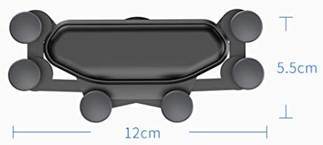 BZLSFHZ Тежестта на автомобила и притежателя на GPS в колата Air Holder Клип,черен дизайн