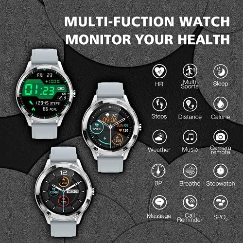 Smart-Часовници, MTOIRAC Smartwatch за телефони Android и iPhone Съвместим, IP68 Водоустойчив Фитнес Следи с Пульсометром
