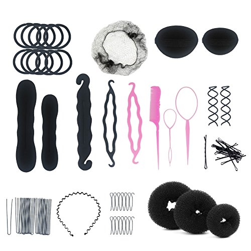 OneA Hair Bun Maker инструменти за стайлинг на коса Magic Donut Braid САМ Accessories Kit