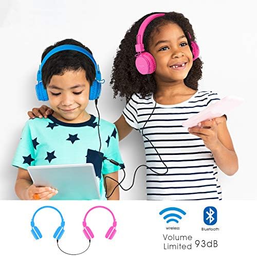 Детски Bluetooth Слушалки Сгъваеми Ограничения на силата на звука Безжични/Wired Стерео В Ухото HD Слушалки с SD-карта,