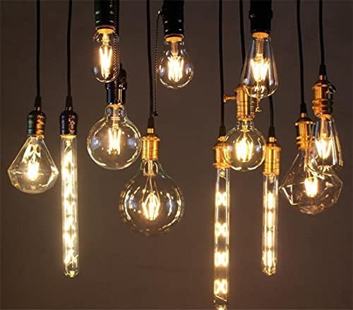 Led лампи с нажежаема жичка 【G95 2W/4W/6W/8W/10W/12W】E27 Edison led лампи с нажежаема жичка Средна кръгла лампа, 2 W
