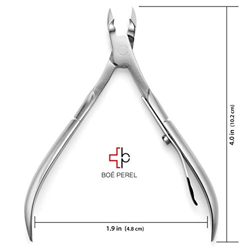 Boé Perel Cuticle Trimmer - Sharp Scissor Нокти Clipper Кътър Отстраняване Pedicure - Професионален Швейцарската Точност