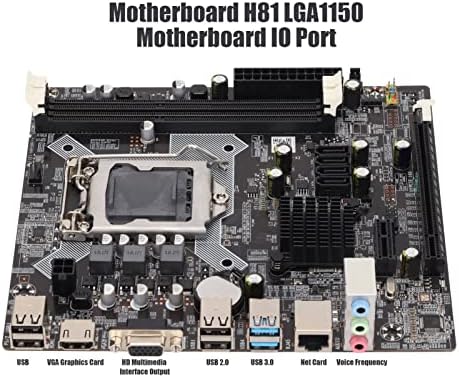 H81 V2 Детска дънна платка с DDR3 памет, платформа на процесора на Intel Core 4-то и 5-то поколения, стандарт на цокъла за процесор A 1150, DDR3 1600/1333/1066 Mhz(4 Core+HDMI+USB 3.0 Интерфейс)