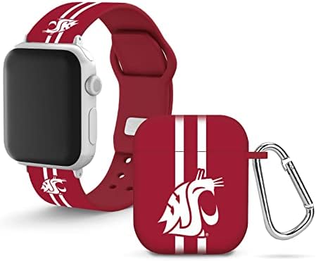 Washington State Cougars HD Combo Package Съвместим с Apple Watch и AirPods