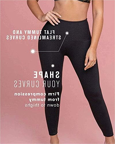 Leonisa Компресия Гамаши с висока Талия за Жени Butt Lifting Anti Cellulite