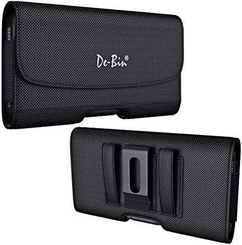 De-Bin Мобилен Телефон Кобур е Предназначен за iPhone 13 Pro, 13, 12 Pro, 12 iPhone XR, 11 Притежателя на Колана Военен Магнитен държач Колан с Клипс за колан джоб за телефон, Държач на К