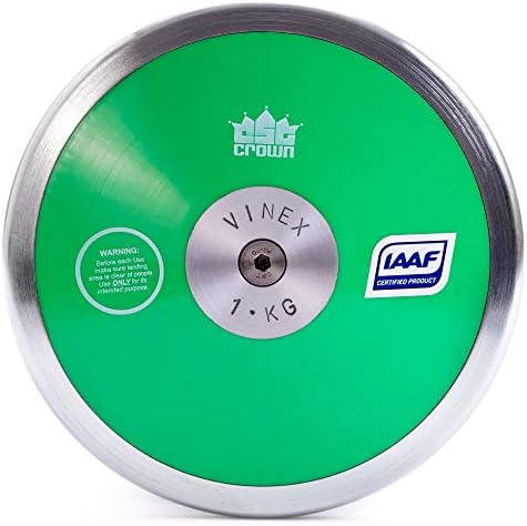 Премиум сертифициран IAAF тежкотоварни диск с ниско завъртане - изберете си тегло! (1 КГ)