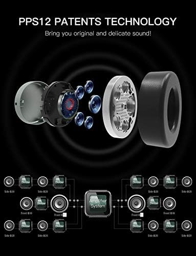 Bluedio V2 (Победа) Bluetooth Слушалки, Над ухото, PPS12 Драйвери за Безжични Слушалки с микрофон HiFi Дълбок Бас за Мобилен