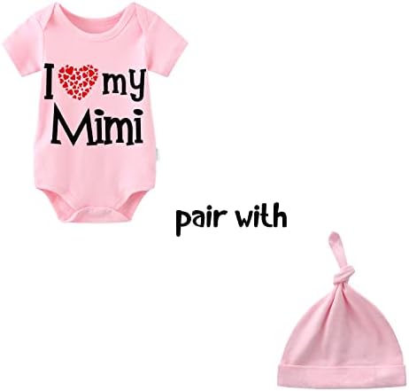YSCULBUTOL Baby Близнаци Bodysuit I Love My Maya Сладко Baby Clothes Baby Shower Outfit Baby Girl Коледа Clothes