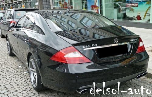 PSI Mercedes-Benz CLS-Class 4-Врати купета AMG Style Спойлер на багажника - Черен Опал Металик - 189