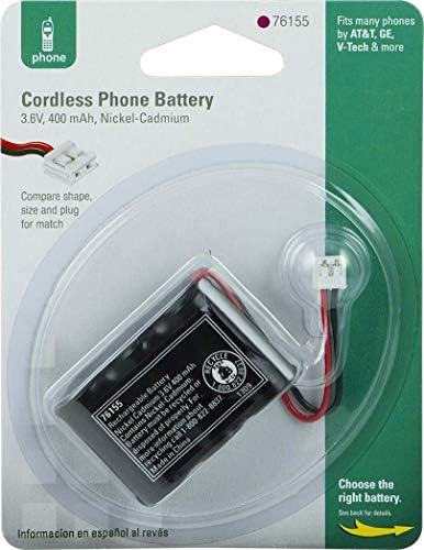 Акумулаторна батерия за безжичен телефон Power Gear, 3,6 В, 400 ма, Никел-метал-Хидрид, Съвместимост с безжичен телефон