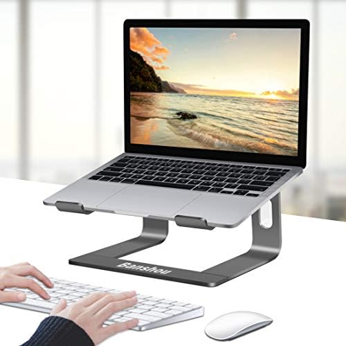 Banshou Алуминиева Поставка за Лаптоп за Масата е Съвместим с Mac MacBook Pro Air на Apple Notebook, Подвижни Преносими