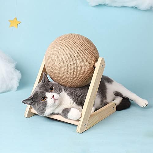 Zhaocaimao Износоустойчива Шлайфане Стълб за Котки Cat Toy Furniture Accessories Scratch Pad Board Cats Scratcher на Пет Доставки Cat Scratching Ball(S-L Type)