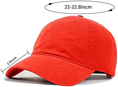 Beorchid Класическата бейзболна шапка Регулируема Плътен Цвят Спортна Мода Татко Шапки за Мъже Жени